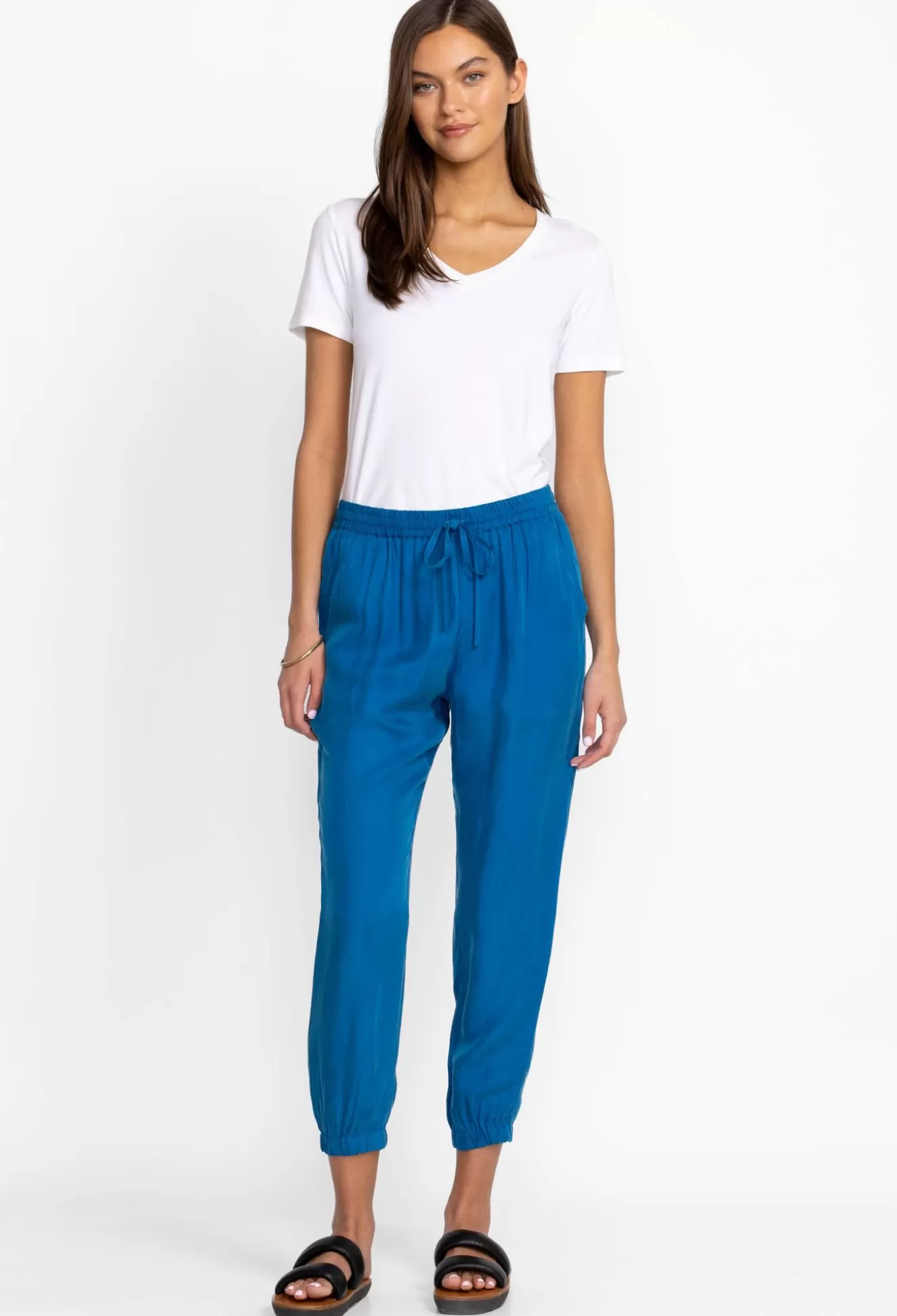 Bottoms>Johnny Was Alice Jogger Mykonos Blue