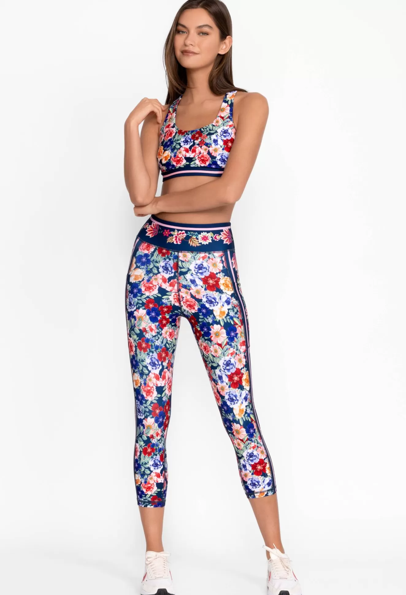Active>Johnny Was Bee Active Capri Legging With Pockets Otti
