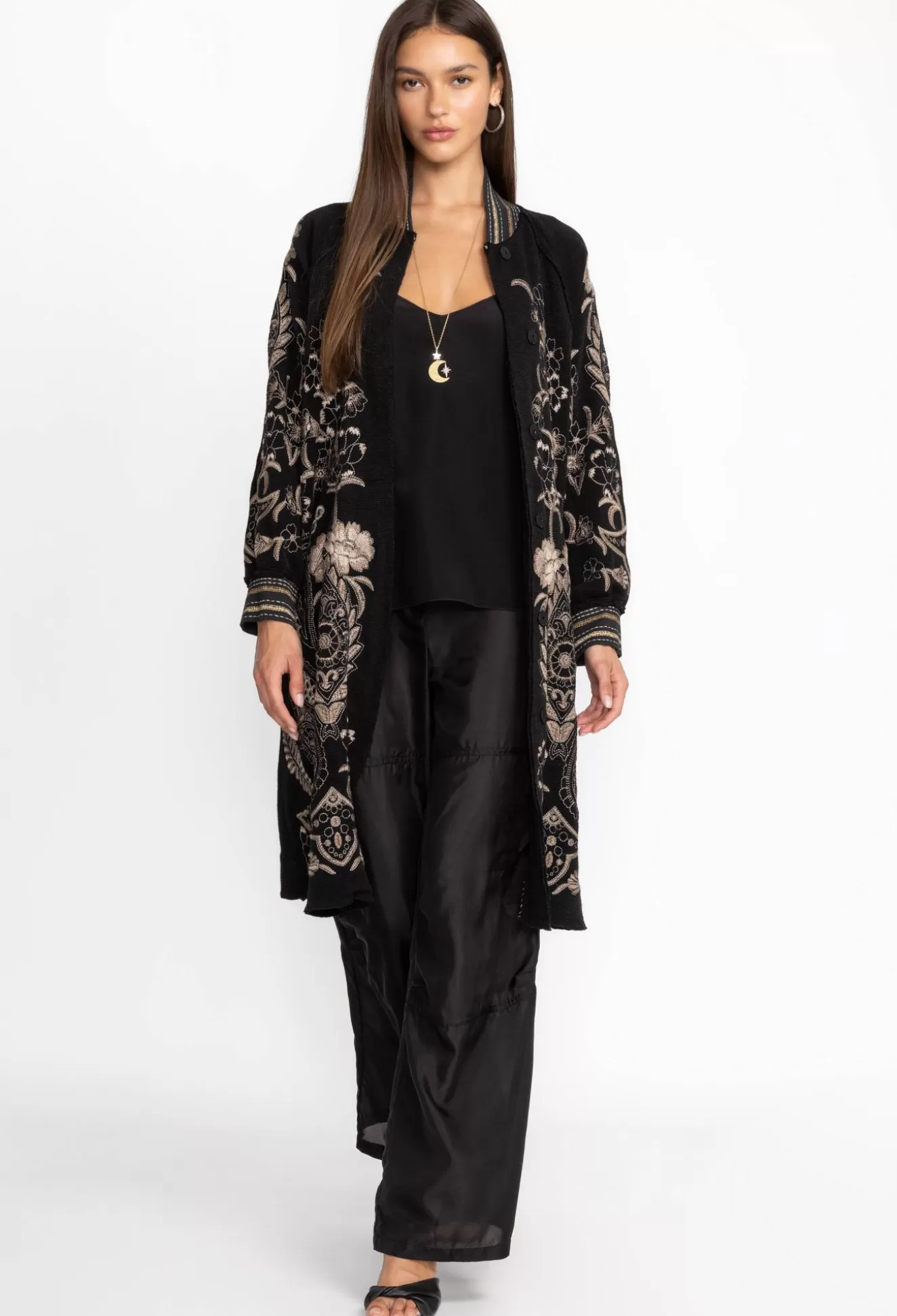 Outerwear>Johnny Was Biya Bomber - Leon Black