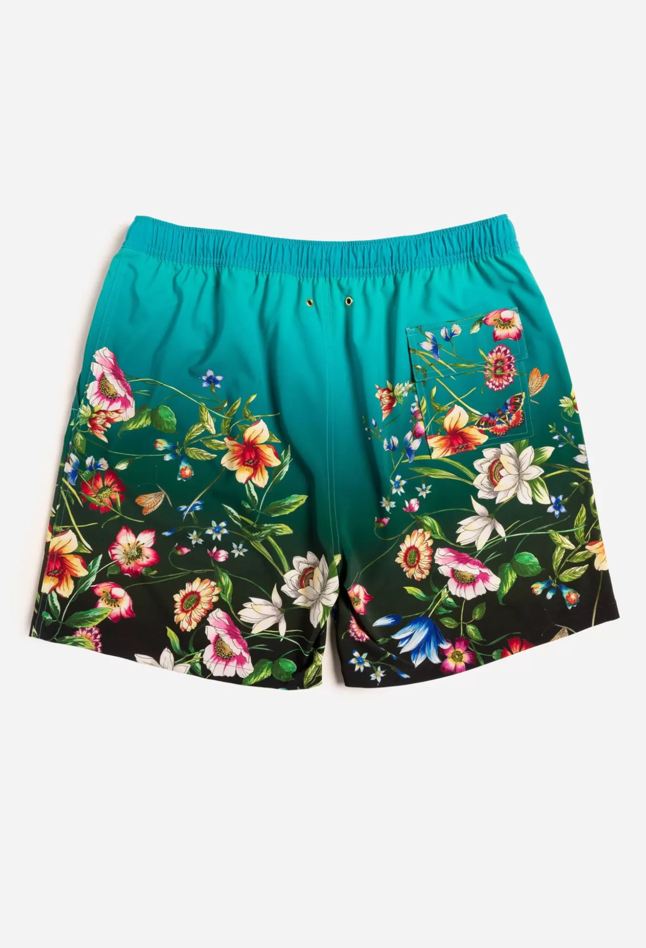 Swim & Resort>Johnny Was Black Royal Mens Swim Trunk Multi