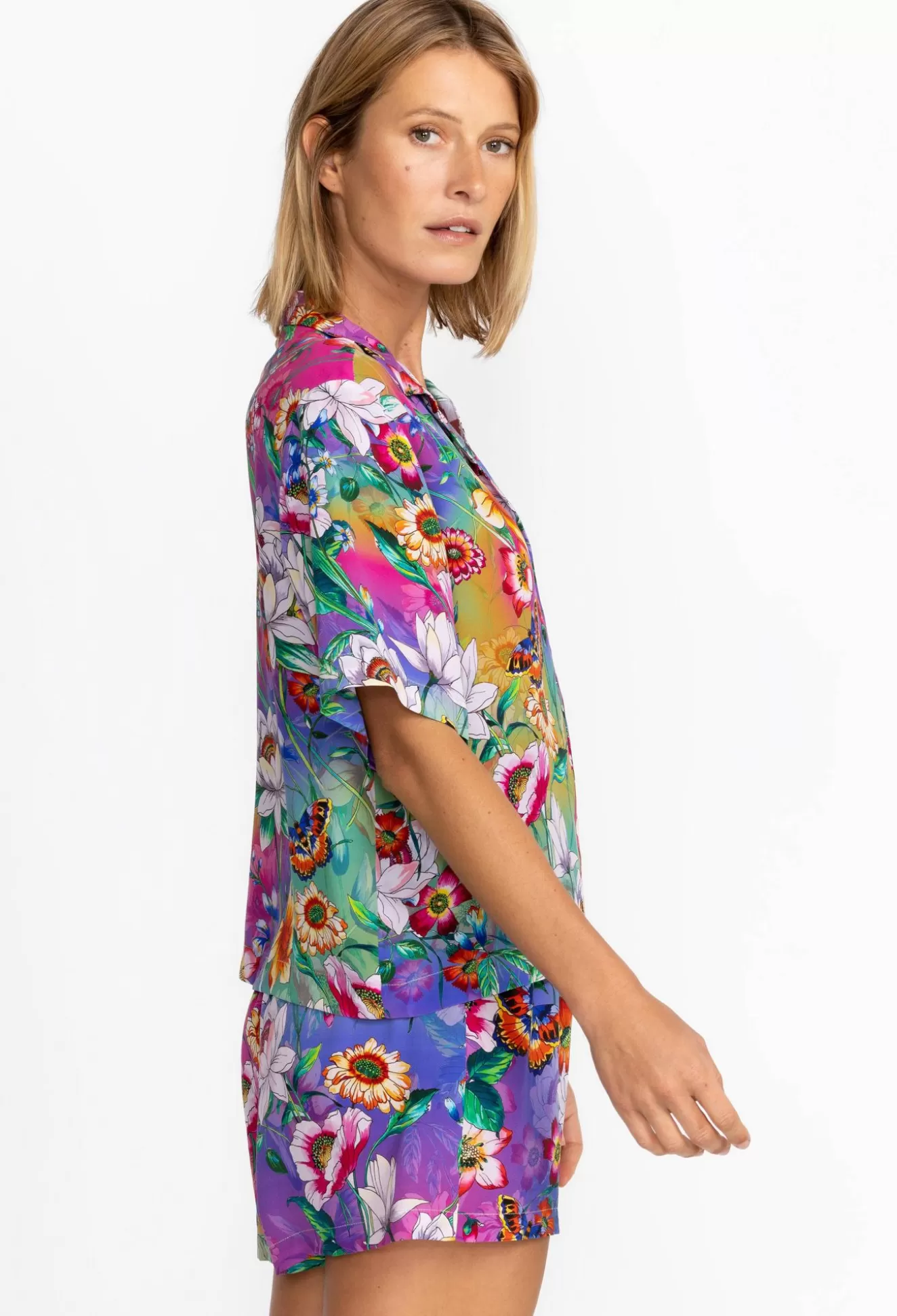 Sleepwear>Johnny Was Carolyn Short Set Multi
