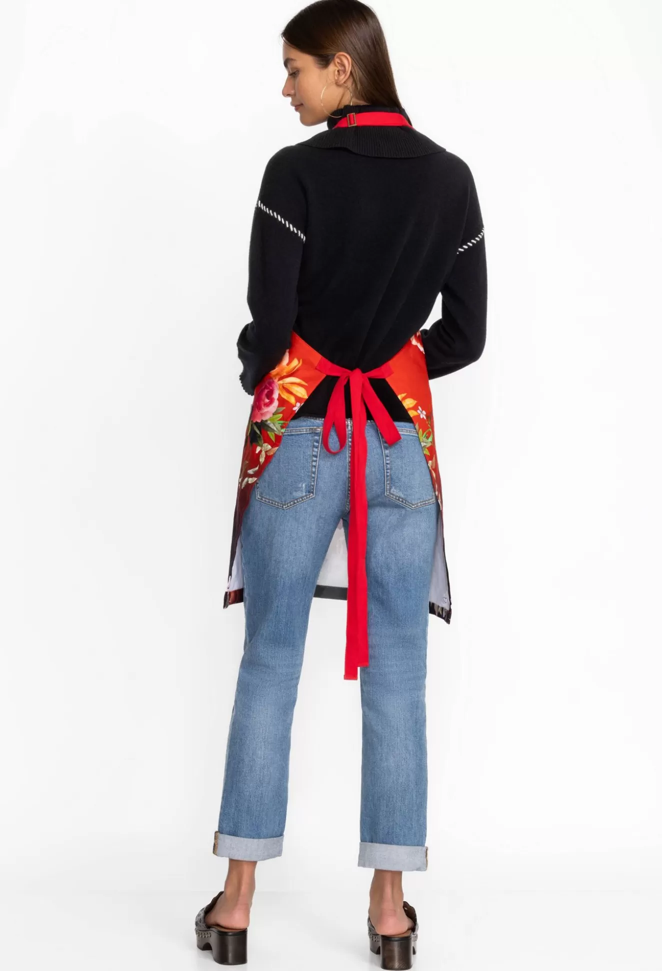 Home Accessories>Johnny Was Coralie Apron Red