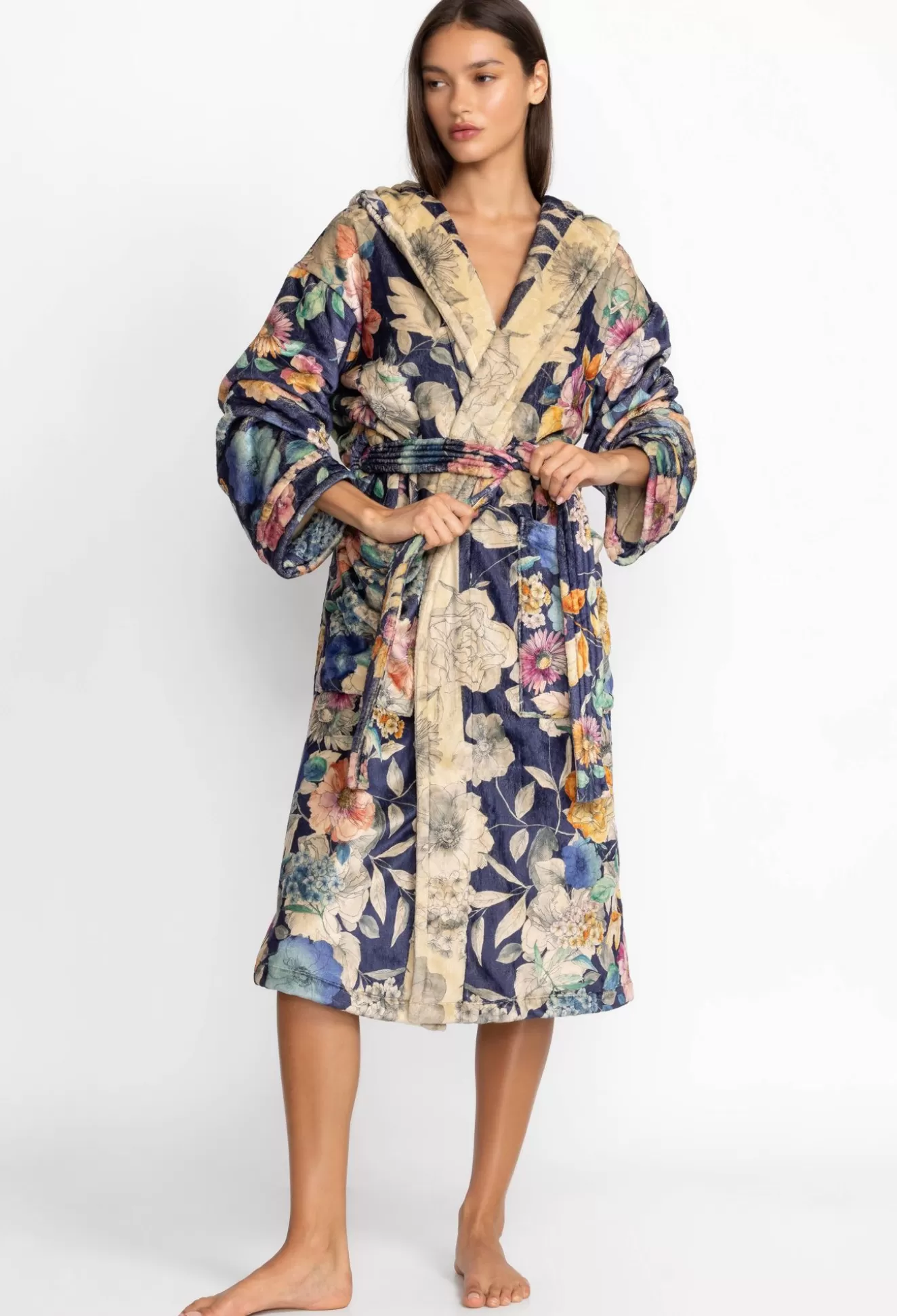 Sleepwear>Johnny Was Cozy Robe Love