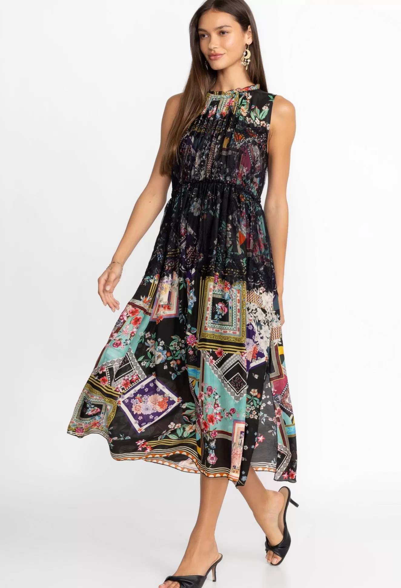 Dresses>Johnny Was Elderberry Dress Multi