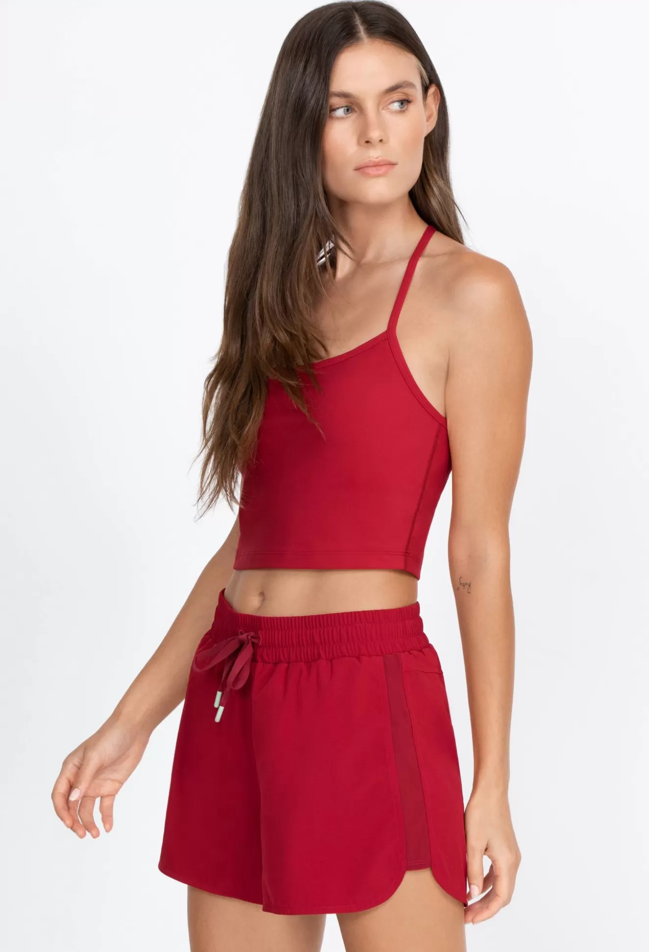 Bottoms>Johnny Was Elements Waist Shorts Rio Red