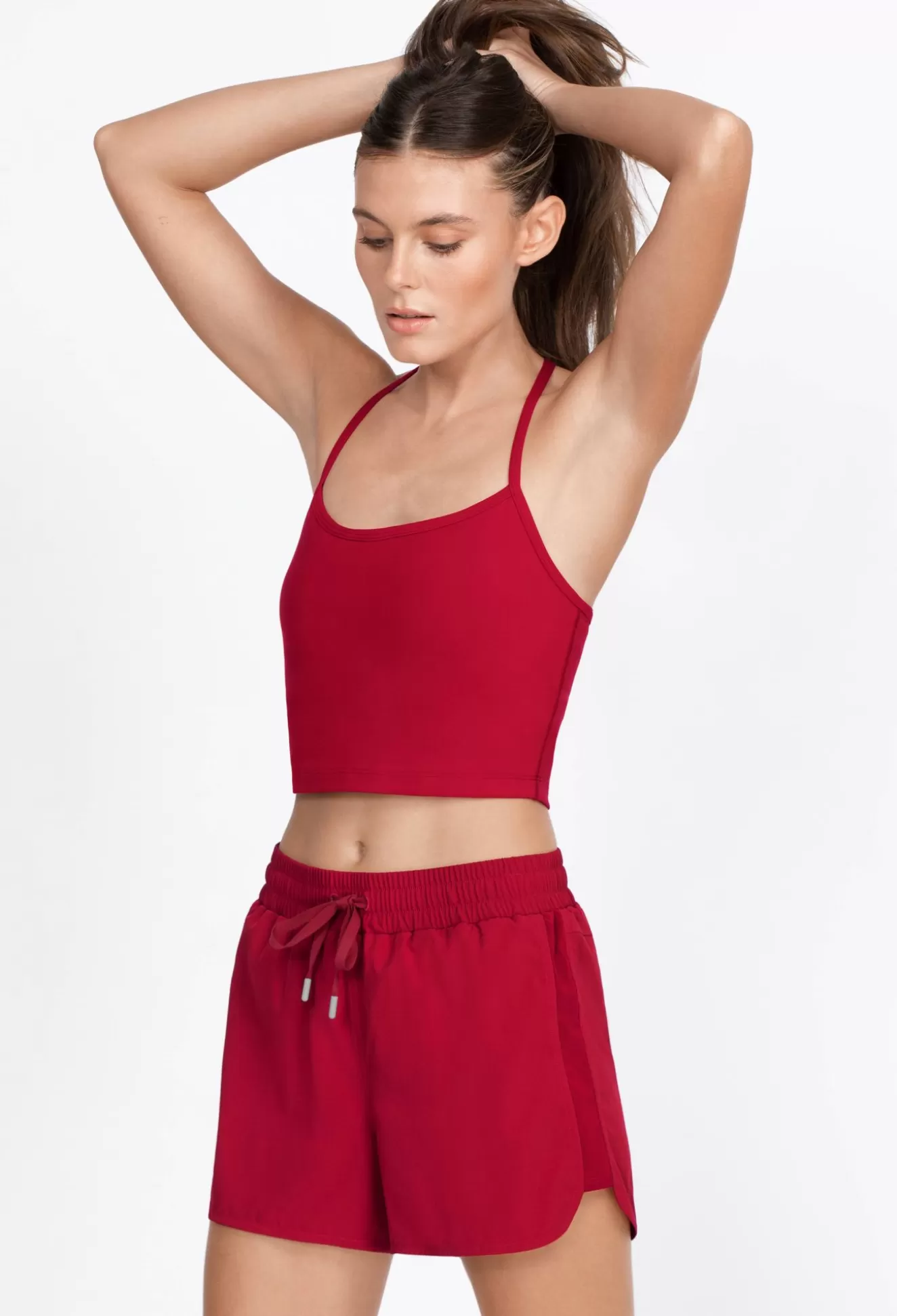 Bottoms>Johnny Was Elements Waist Shorts Rio Red