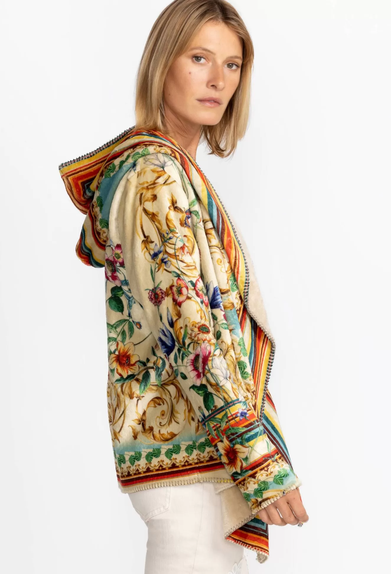 Outerwear>Johnny Was Felix Sherpa Jacket Multi