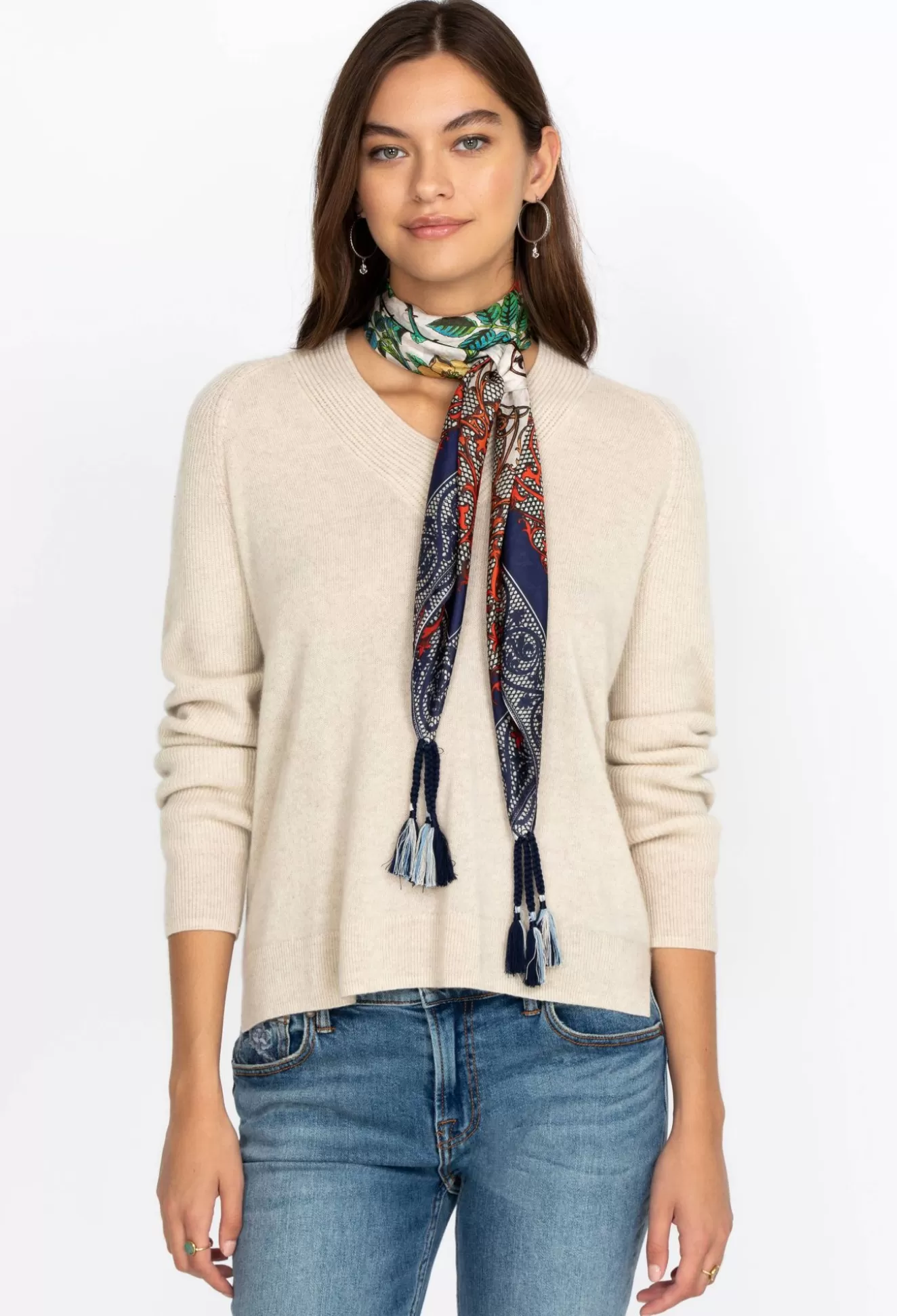 Scarves>Johnny Was Franco Head Scarf Fanco