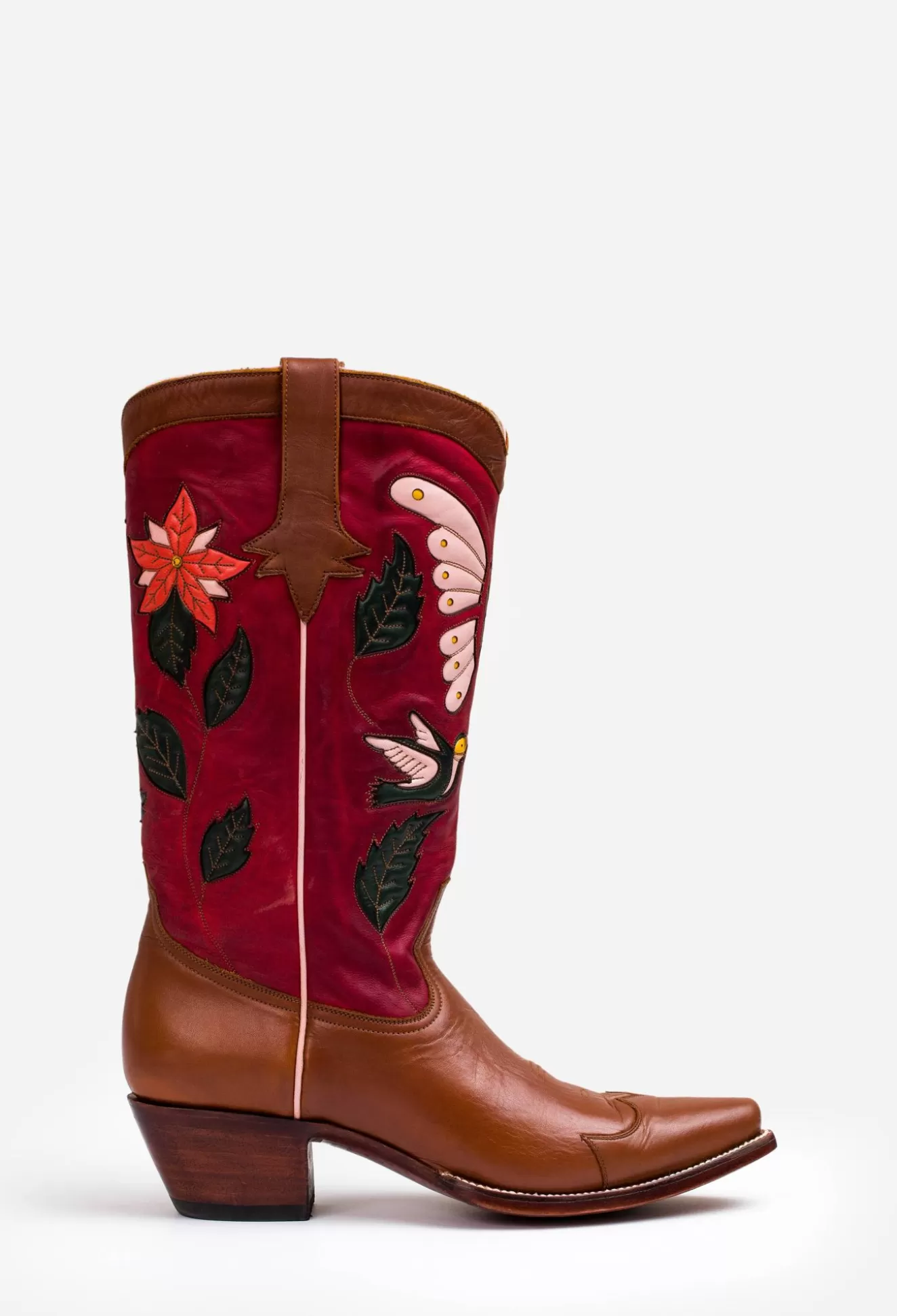Shoes>Johnny Was Garden Cowboy Boot Red