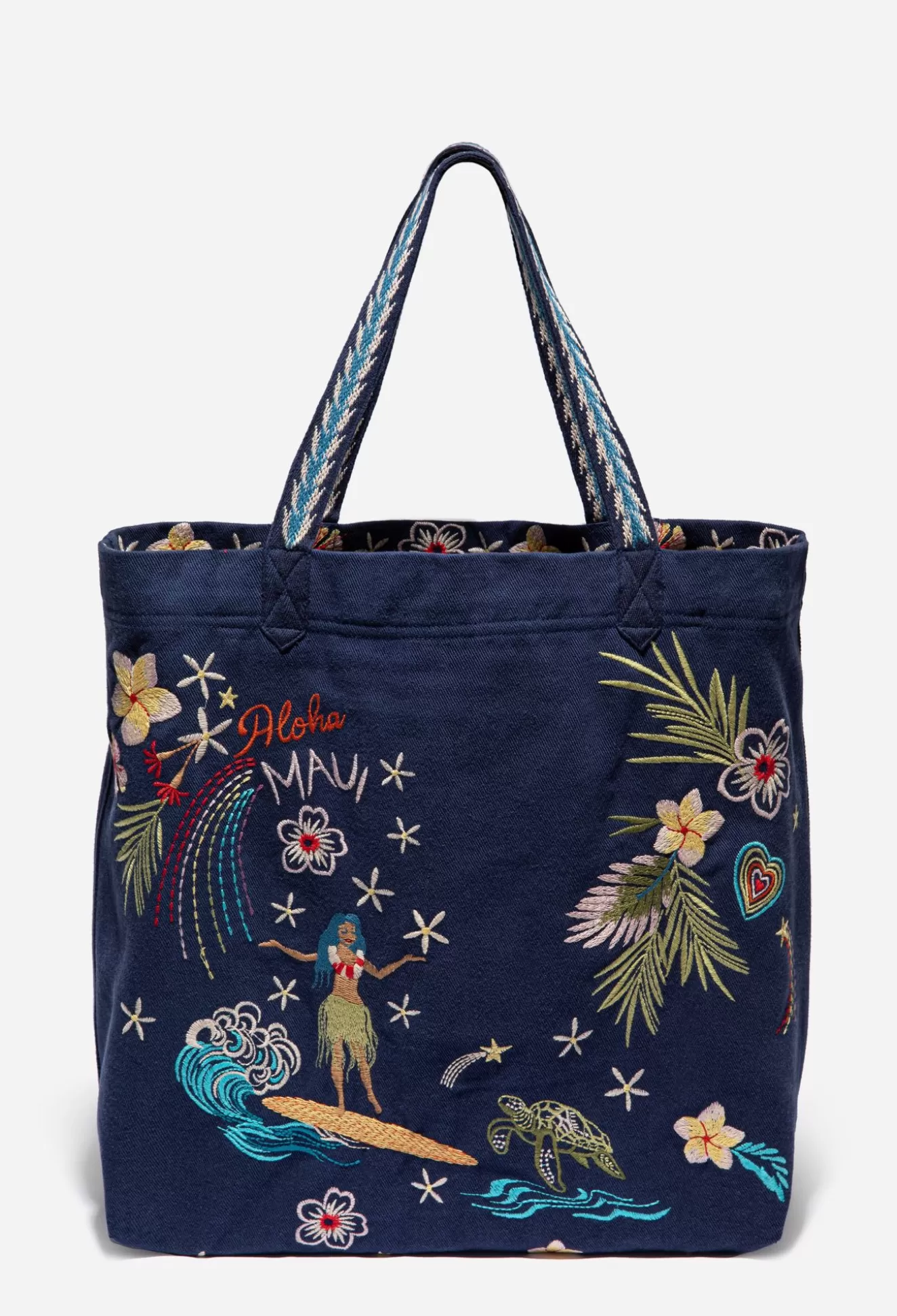 Handbags>Johnny Was Hawaii Everyday Tote Navy
