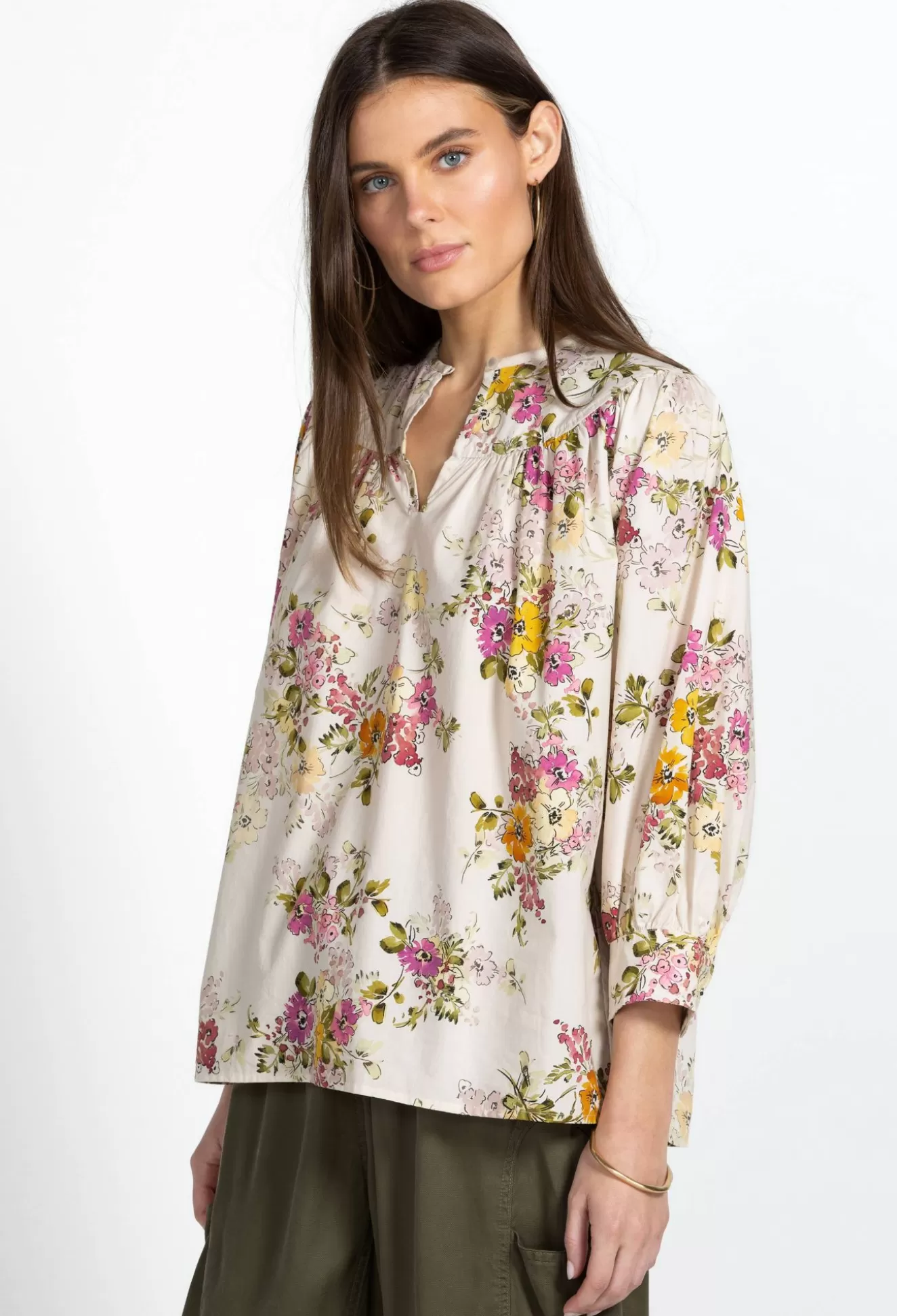 Tops>Johnny Was Isabella Blouse Multi