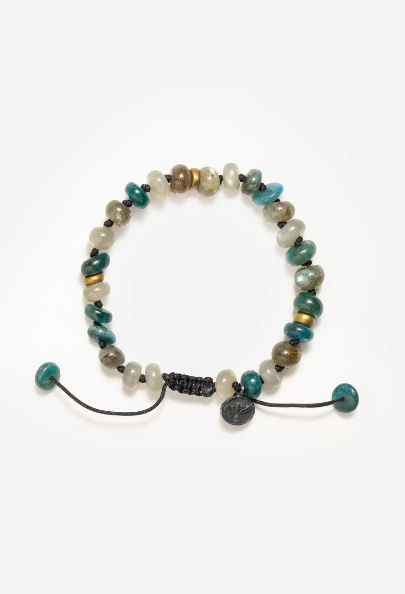 Jewelry>Johnny Was Joseph Brooks Labradorite, Apatite And Moonstone Bracelet Blue