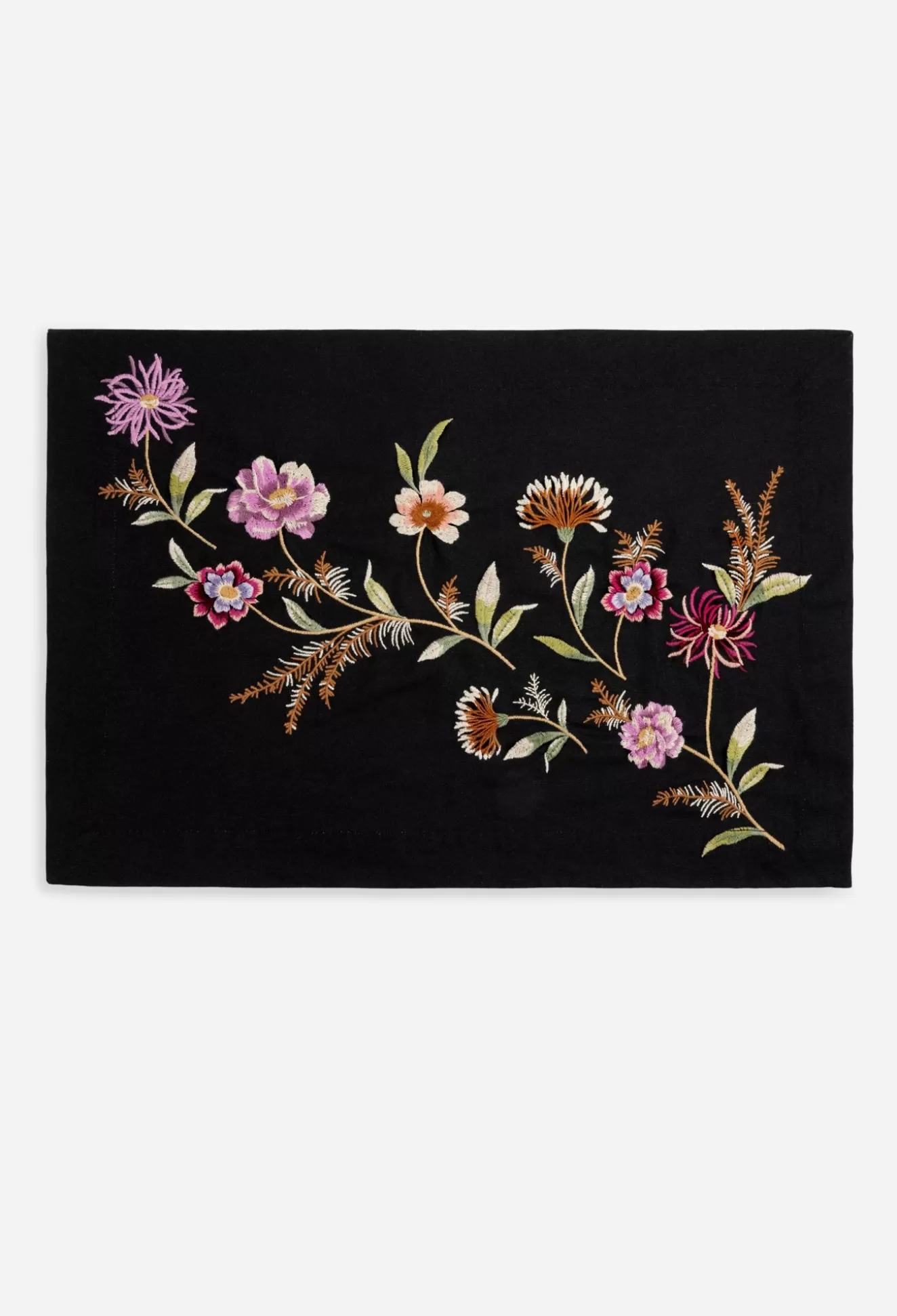 Home Accessories>Johnny Was Meriah Set Of 4 Placemats Black