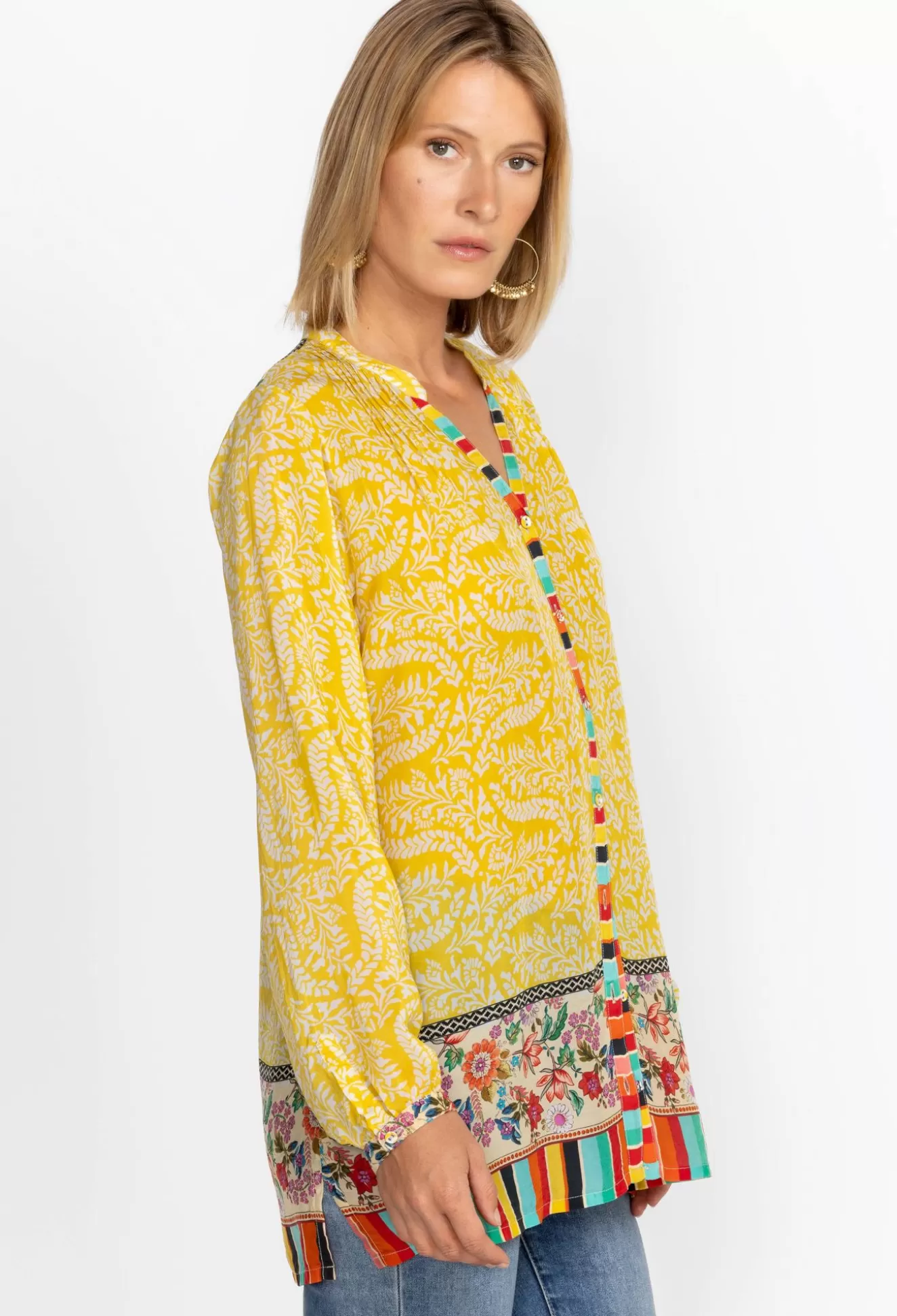 Tops>Johnny Was Millamo Blair Tunic Multi