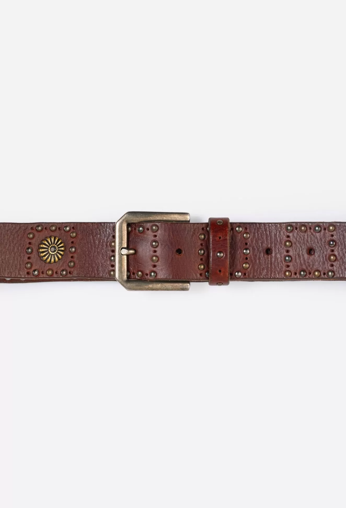 Fashion Accessories>Johnny Was Moneta Italian Leather Belt Brown