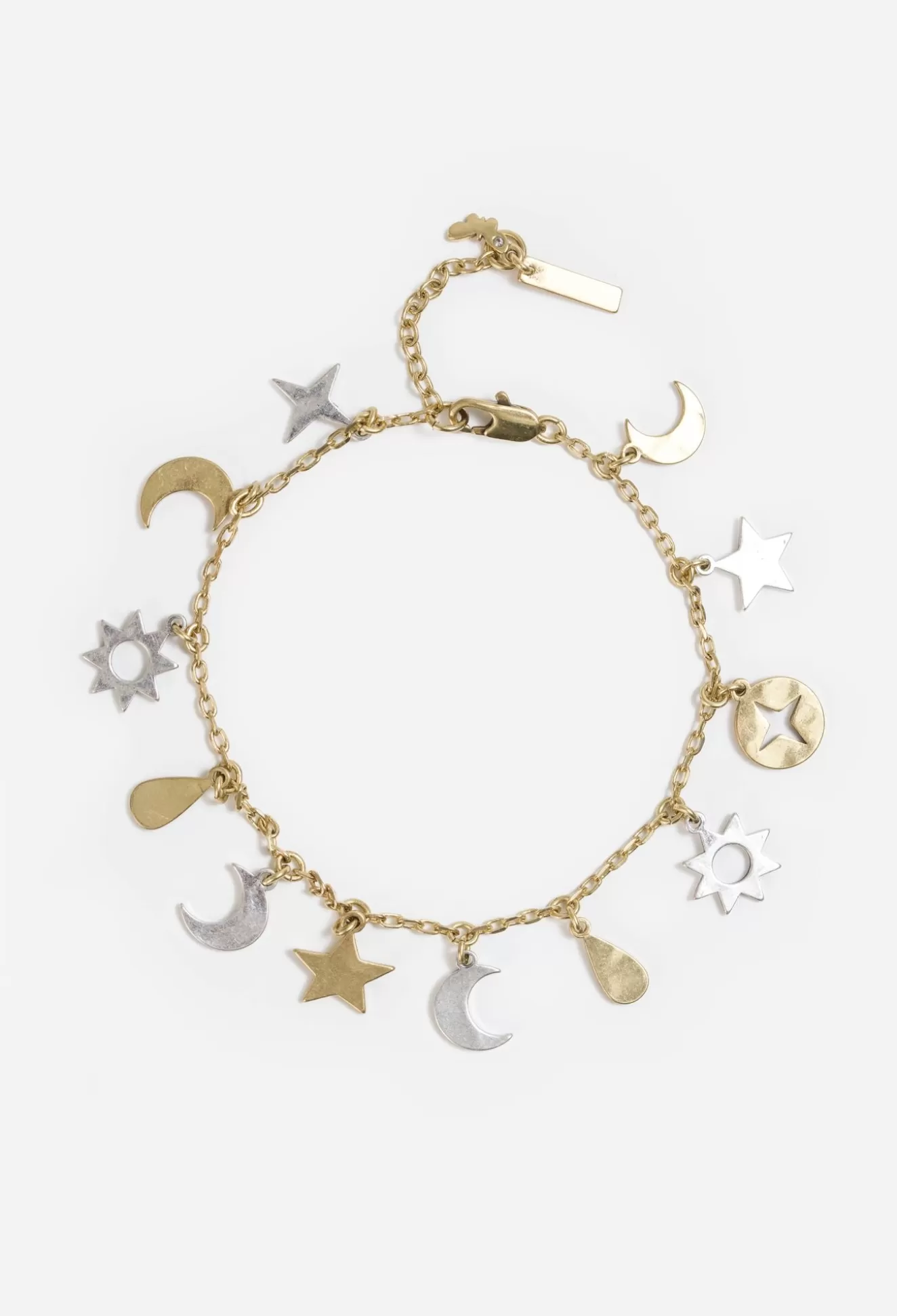 Jewelry>Johnny Was Moondance Charm Bracelet Gold