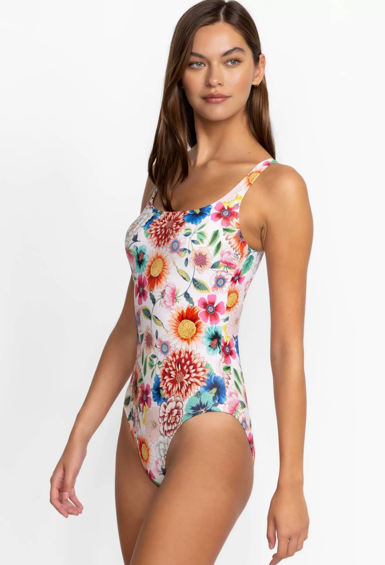 Swim & Resort>Johnny Was Palace Tank One Piece Mirror