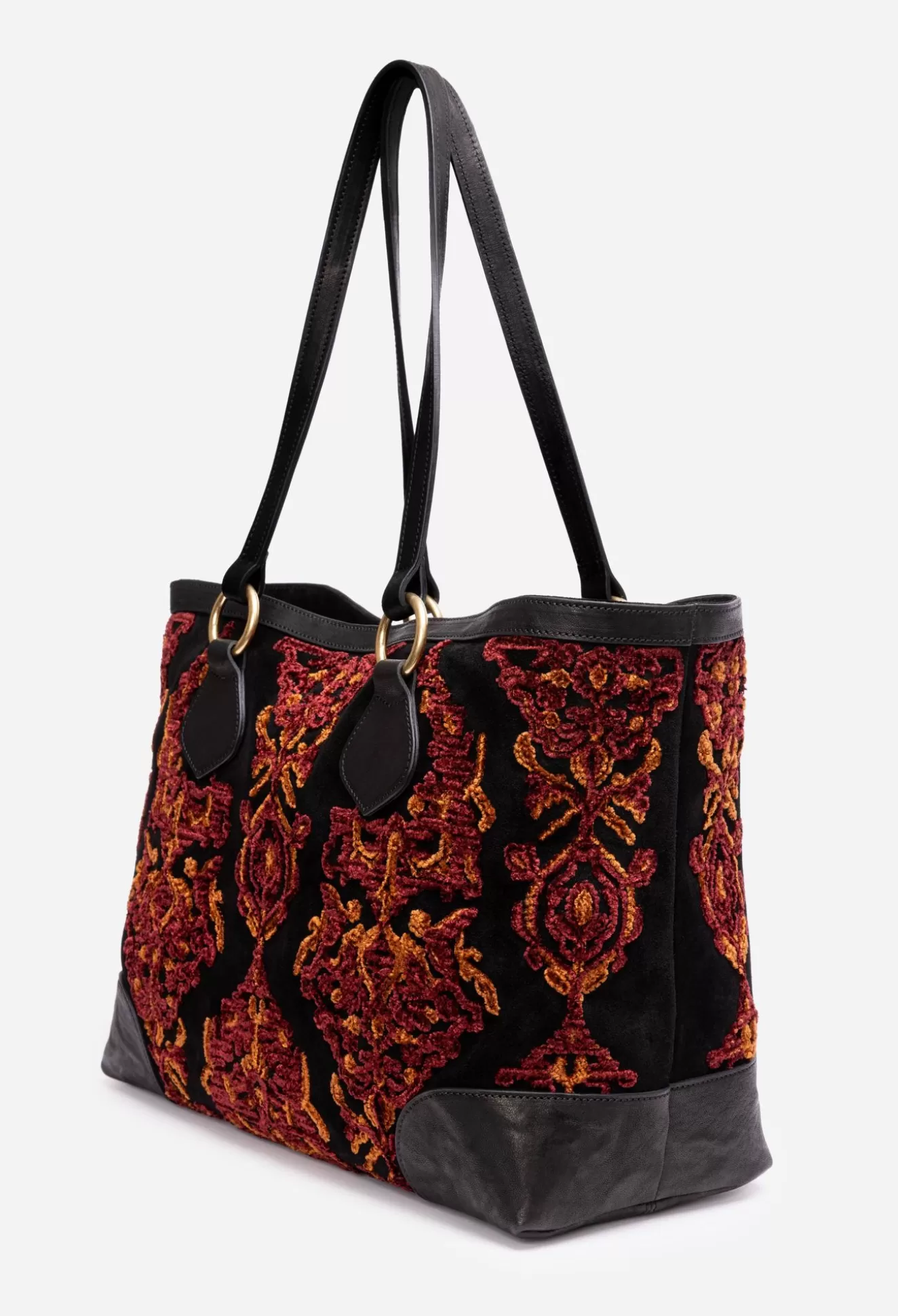 Handbags>Johnny Was Regina Jaquard Tote Bag Black