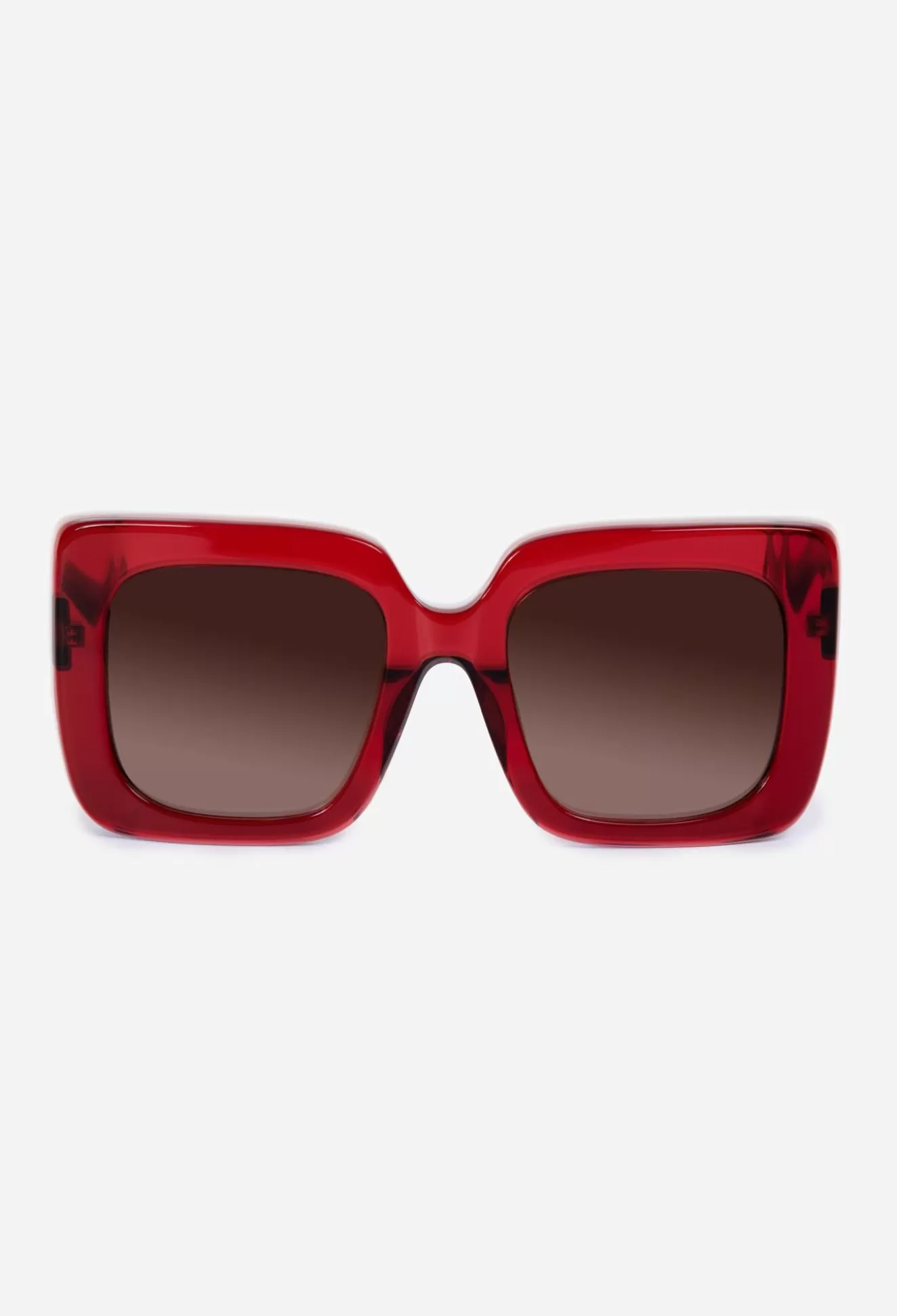 Eye Wear>Johnny Was Sutton Sunglasses Solid Red