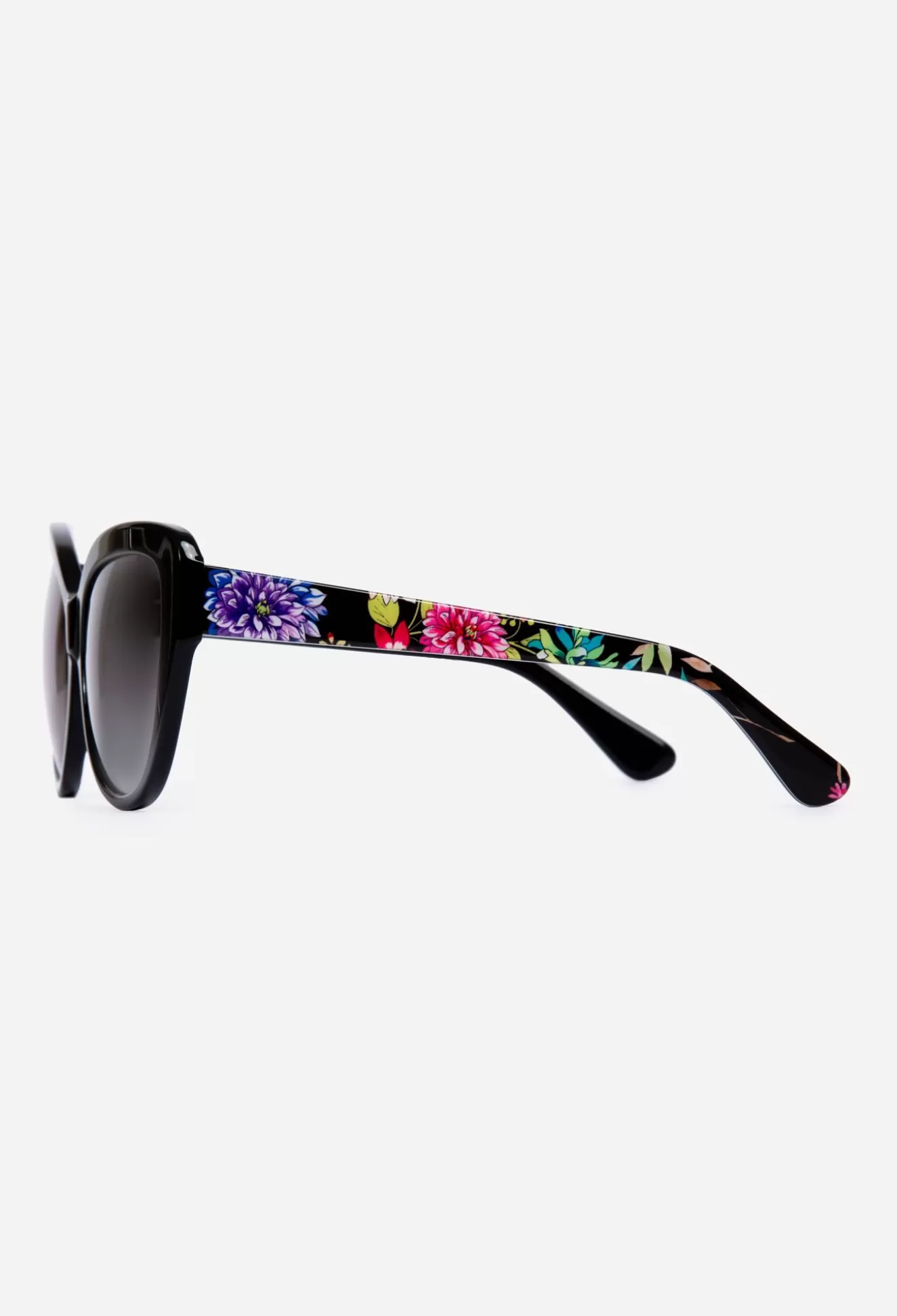 Eye Wear>Johnny Was Sydnee Sunglasses Black Printed Dreamer Noir