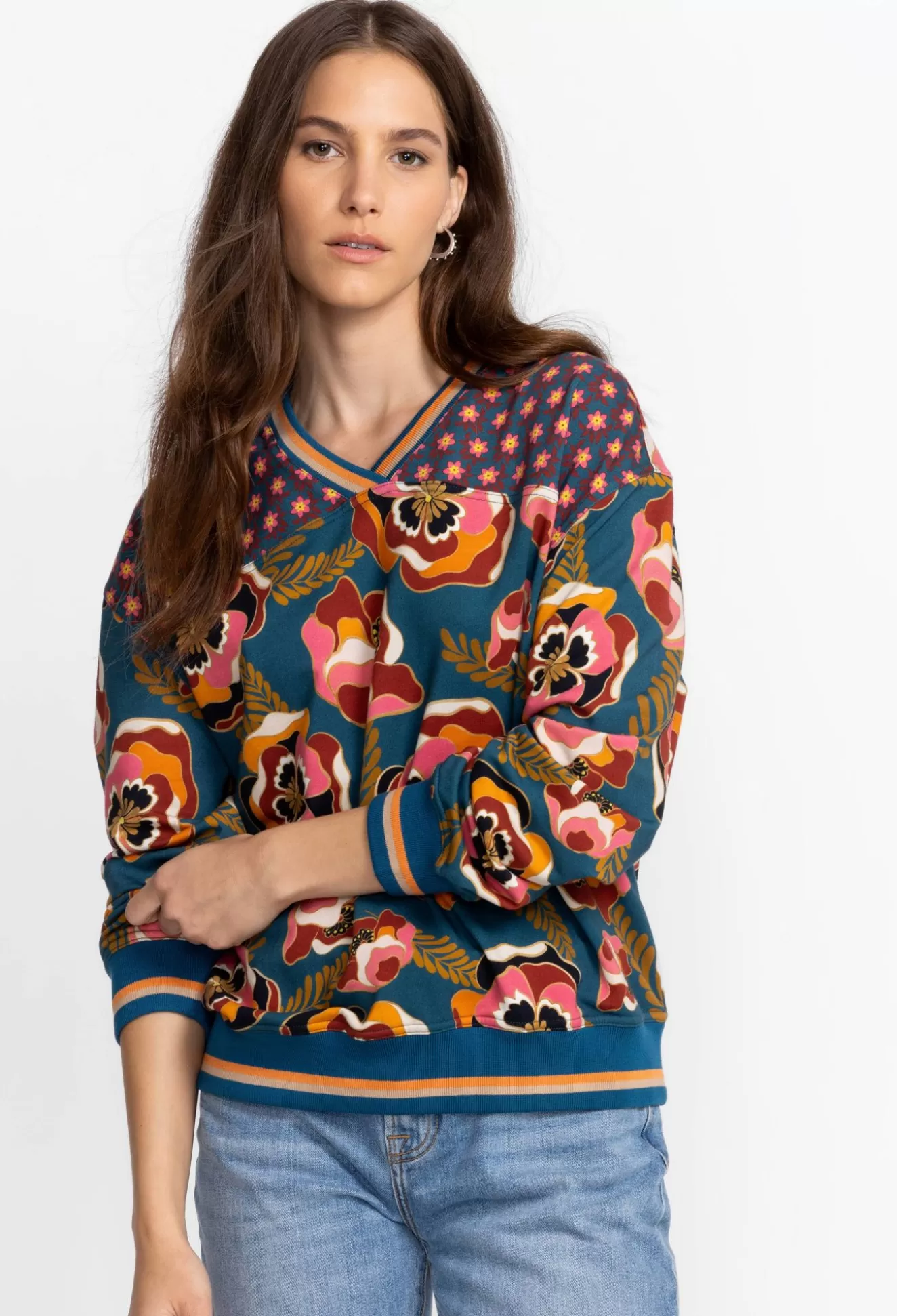 Active>Johnny Was Tennis Sweatshirt Promisino
