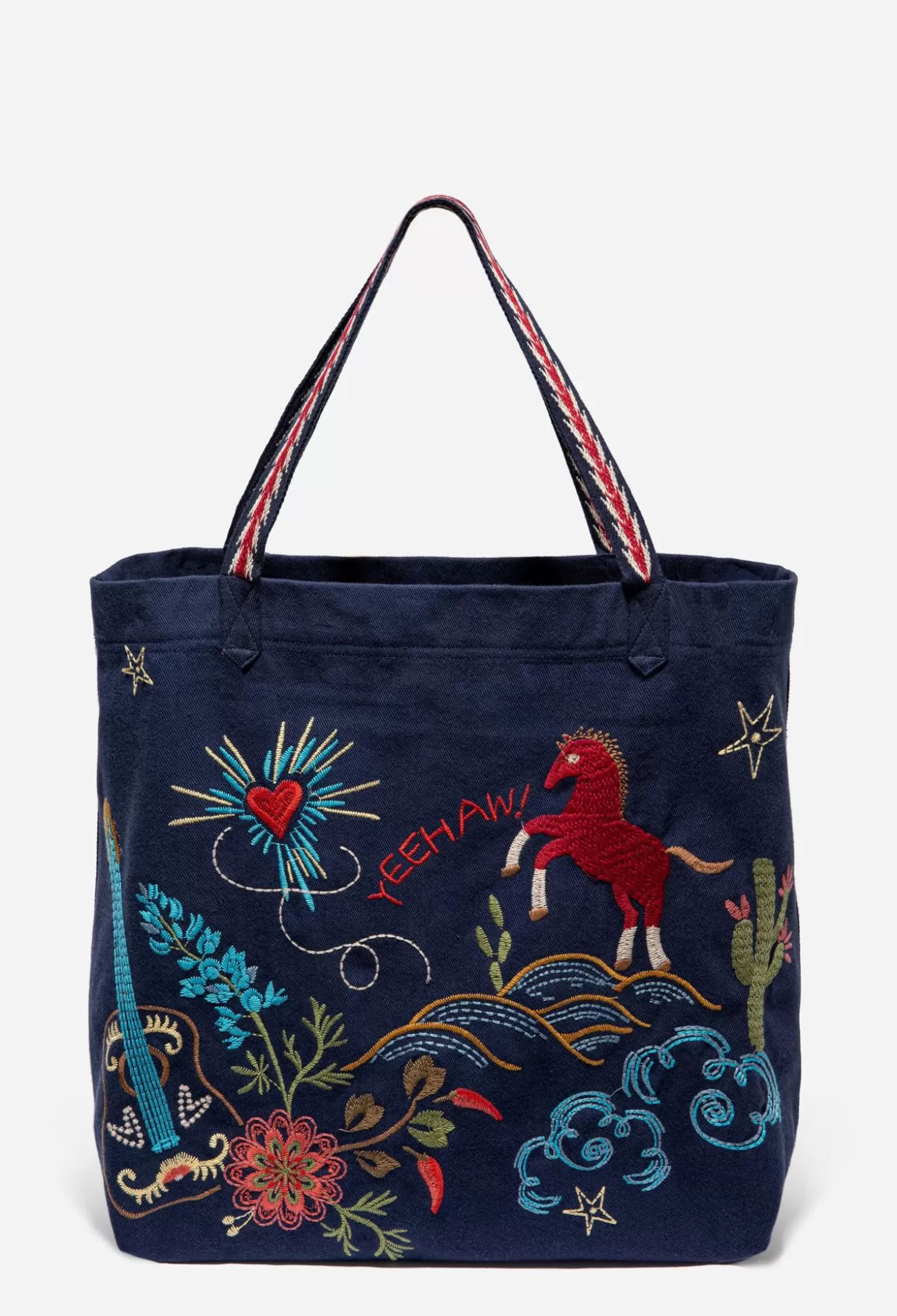 Handbags>Johnny Was Texas Everyday Tote Navy