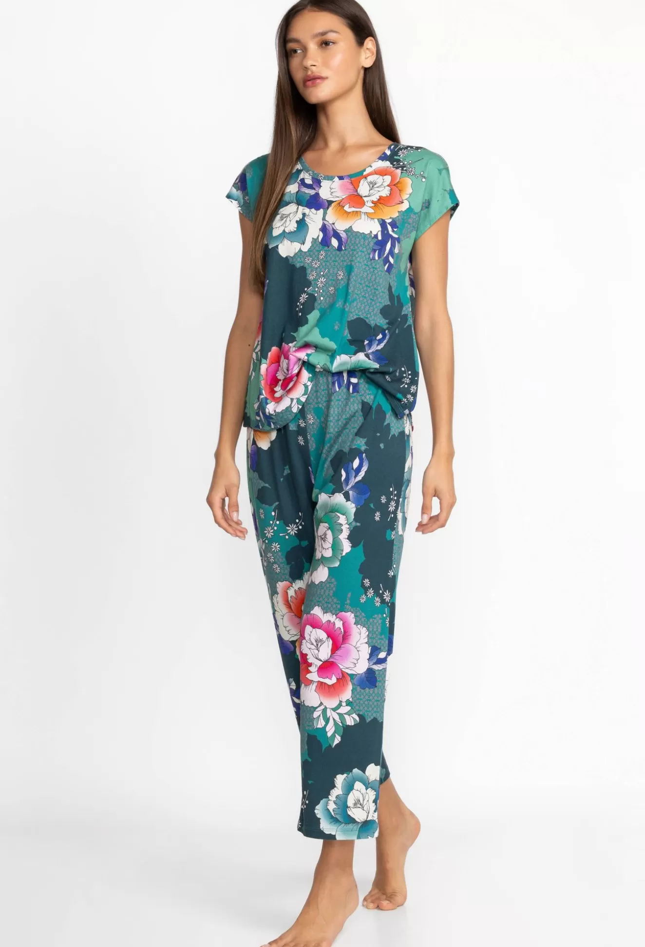 Sleepwear>Johnny Was The Bobbie Crop Set Carrie