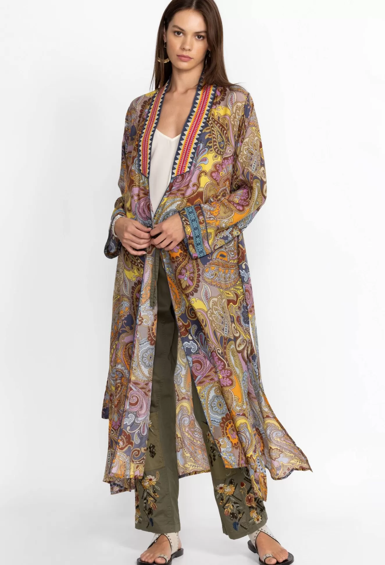 Kimonos>Johnny Was Tove Kimono Sandalwood