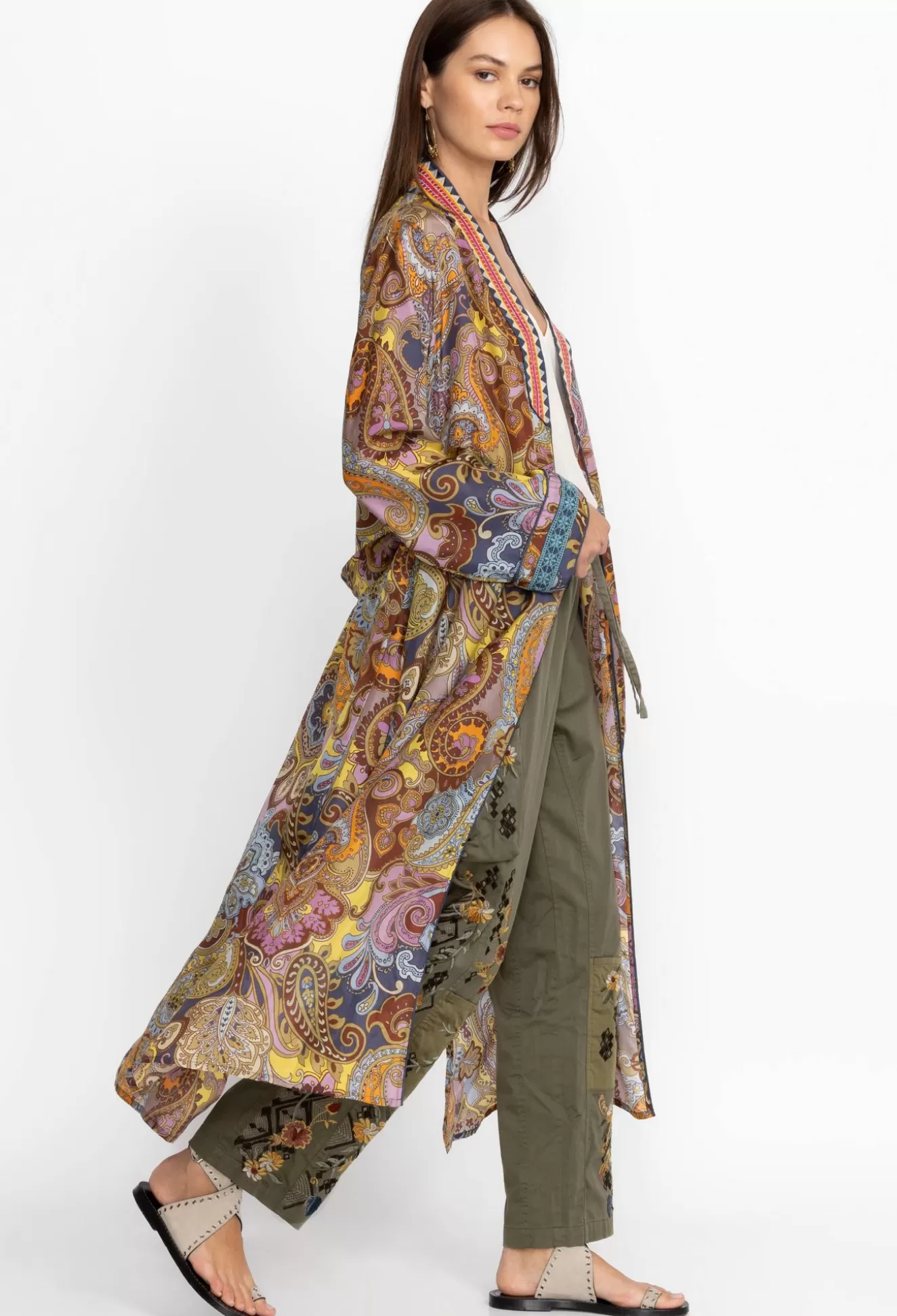 Kimonos>Johnny Was Tove Kimono Sandalwood