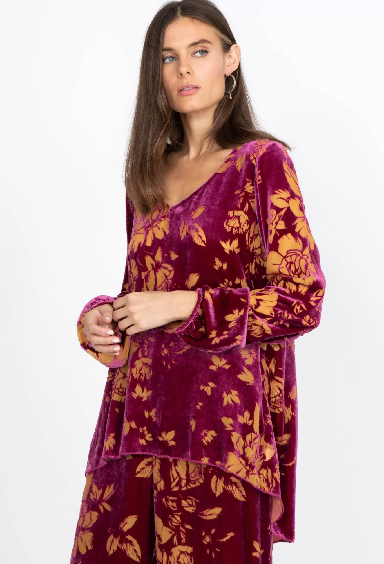 Tops>Johnny Was Vida Blouse Saint Lucia