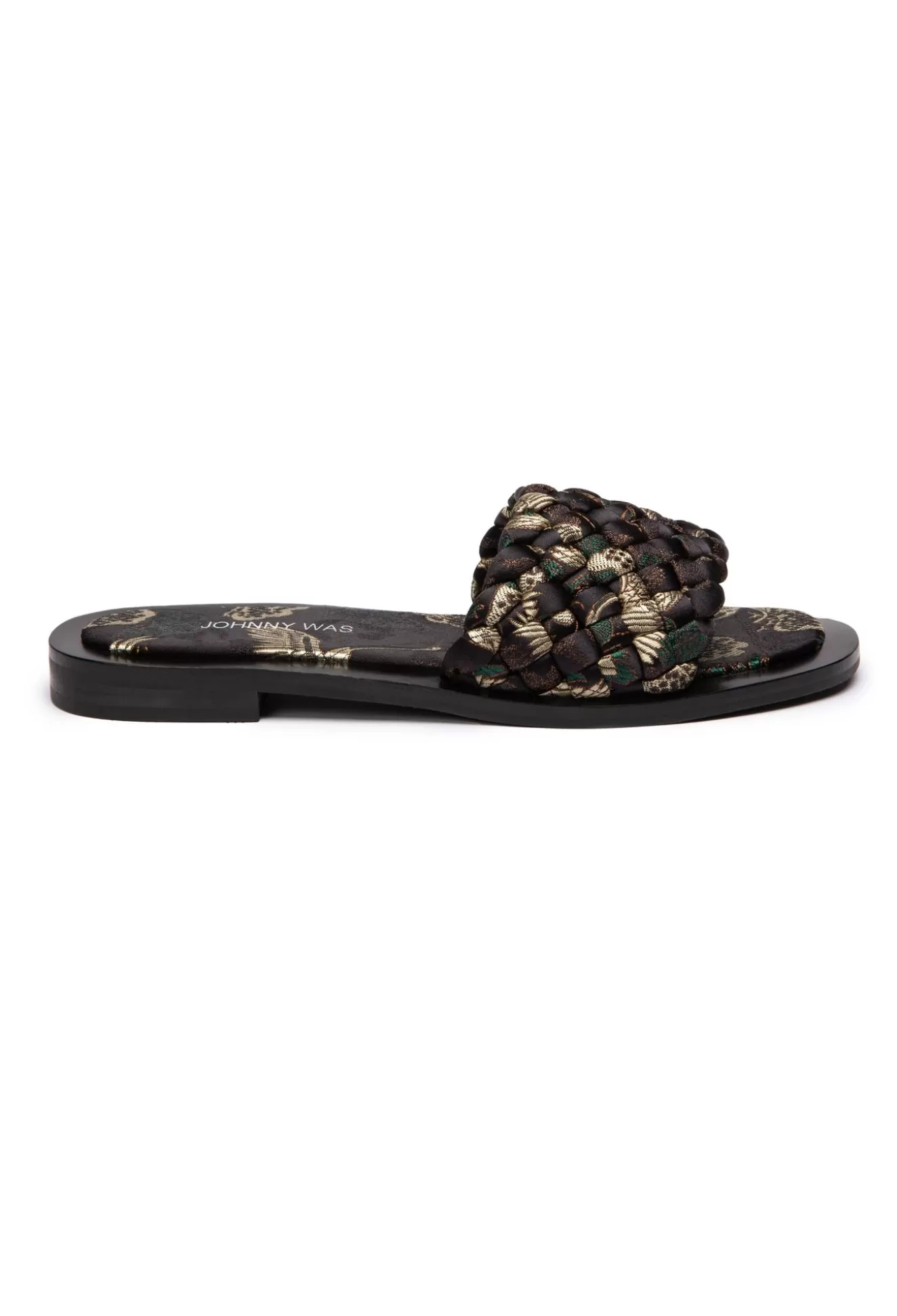 Shoes>Johnny Was Woven Crane Sandal Black