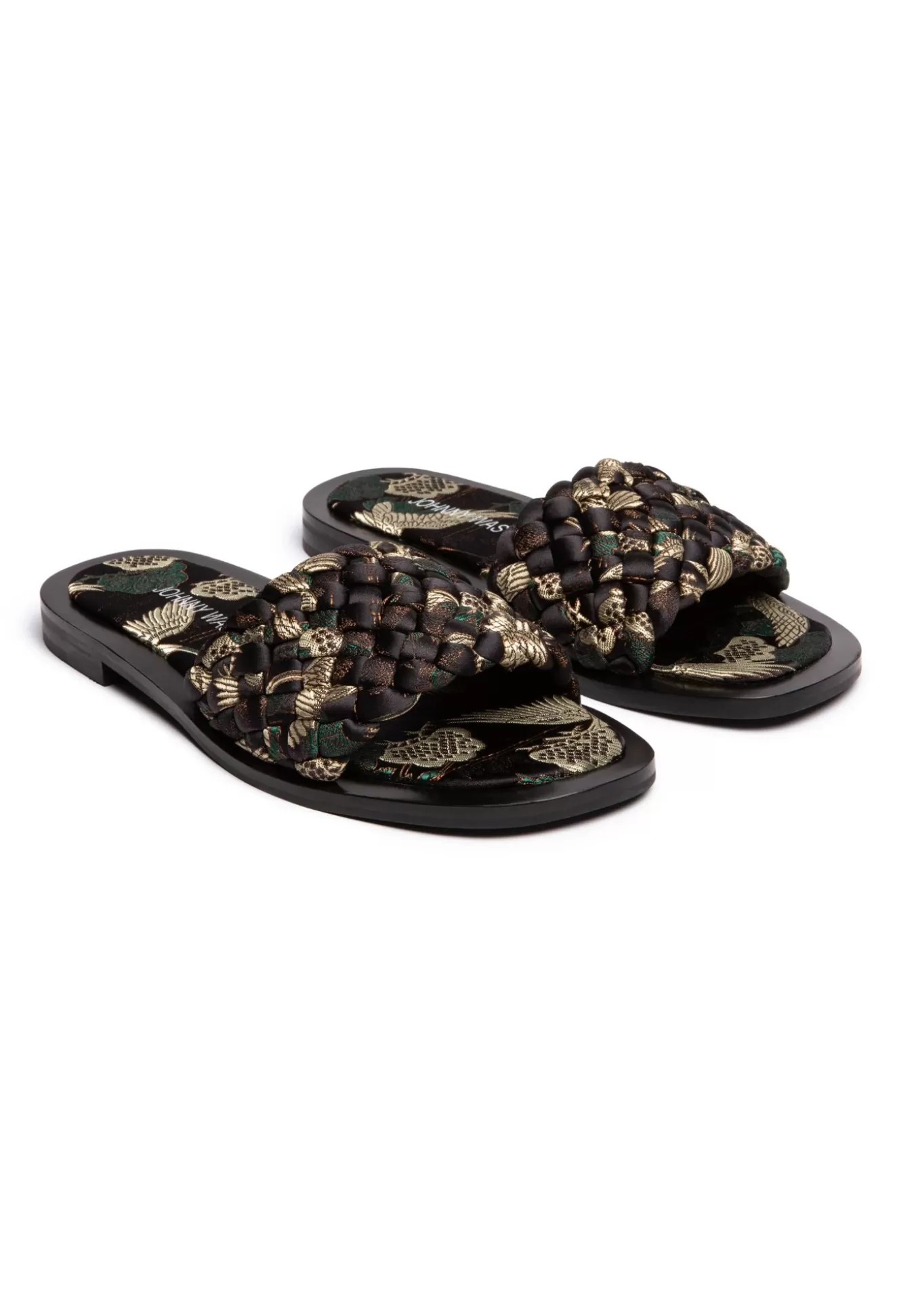 Shoes>Johnny Was Woven Crane Sandal Black