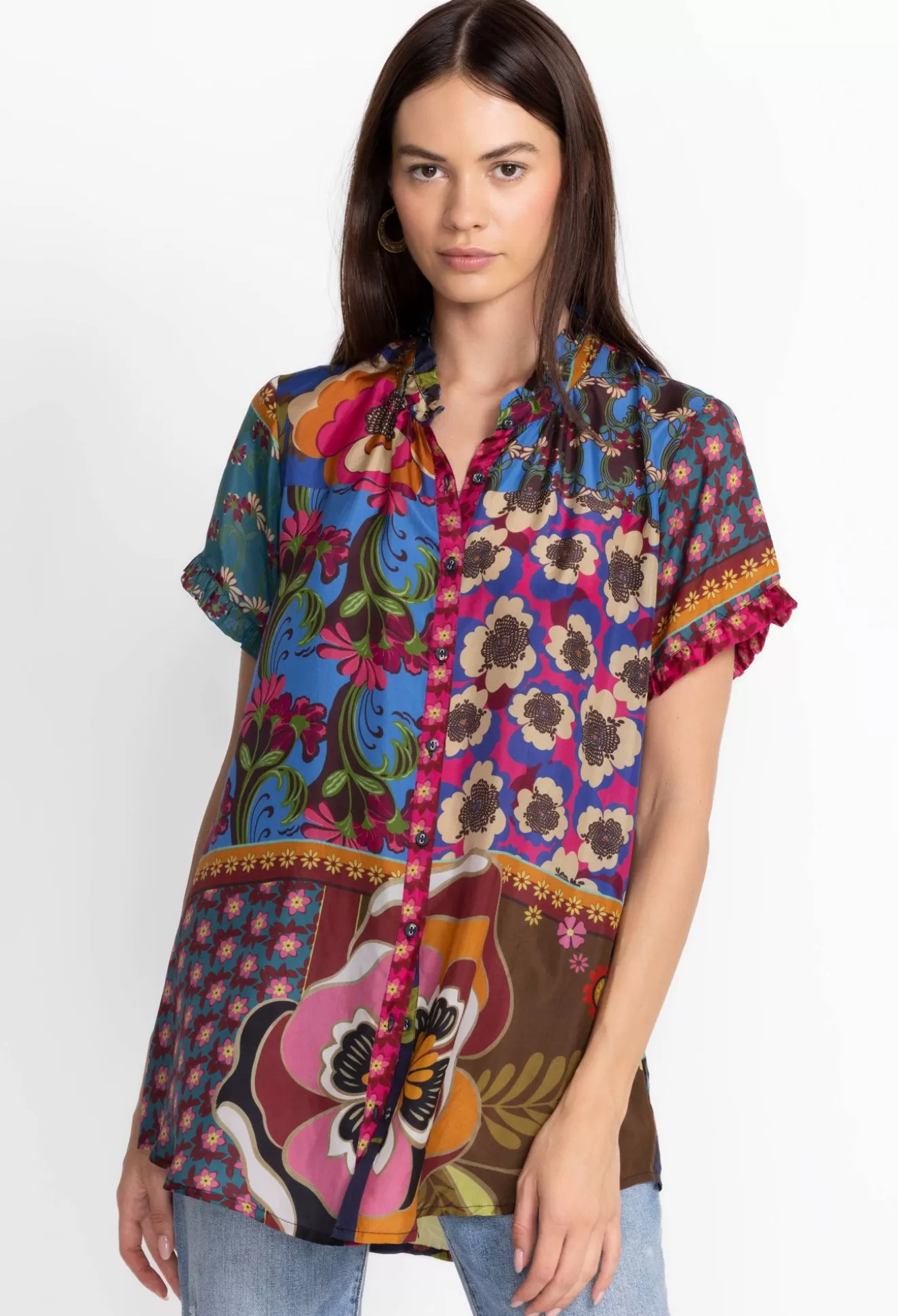 Tops>Johnny Was Zoli Tunic Promisino