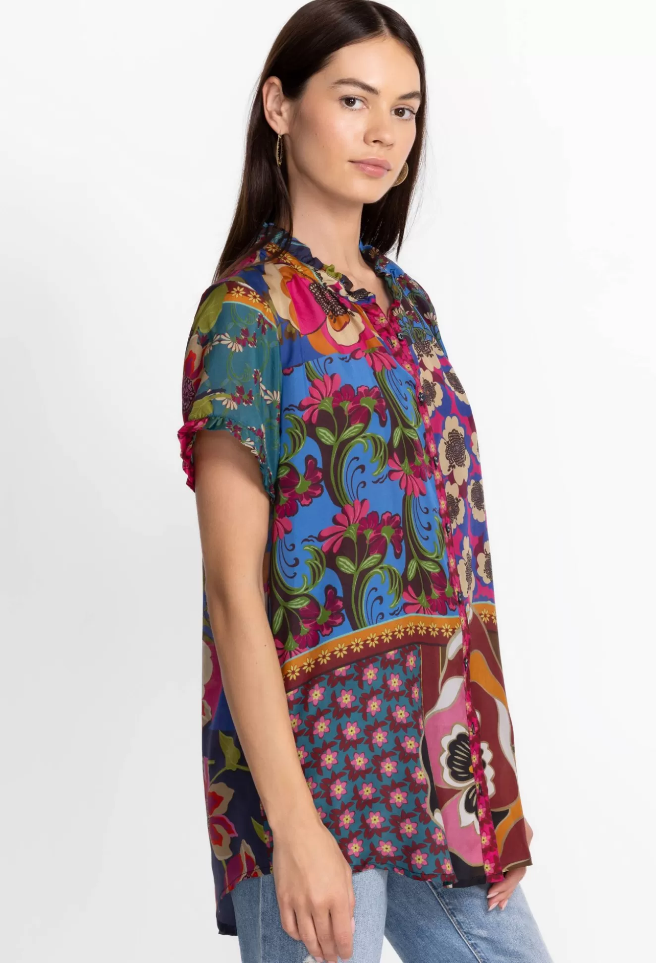Tops>Johnny Was Zoli Tunic Promisino